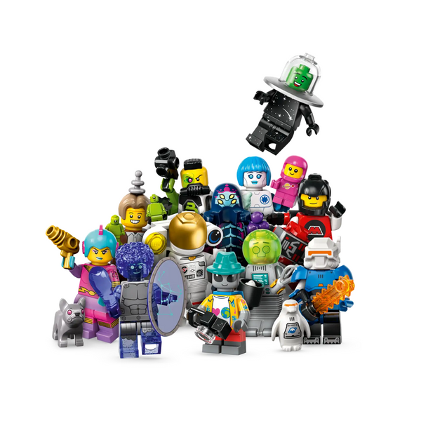 PRE-ORDER: Complete set of 12 LEGO® Series 26 SPACE Minifigures
