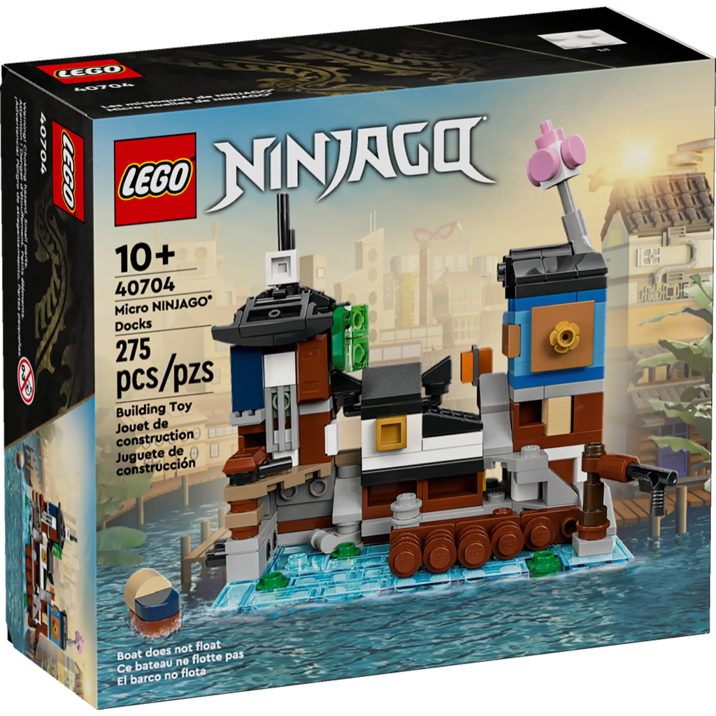 Micro NINJAGO® Docks 40704 - New LEGO Ninjago Set – Bricks