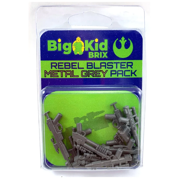 Rebel Blaster Pack - Metal Grey - LEGO®-Compatible Accessories