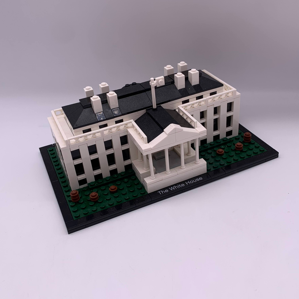 The White House 21006 Used LEGO Architecture Set Bricks Minifigs Eugene