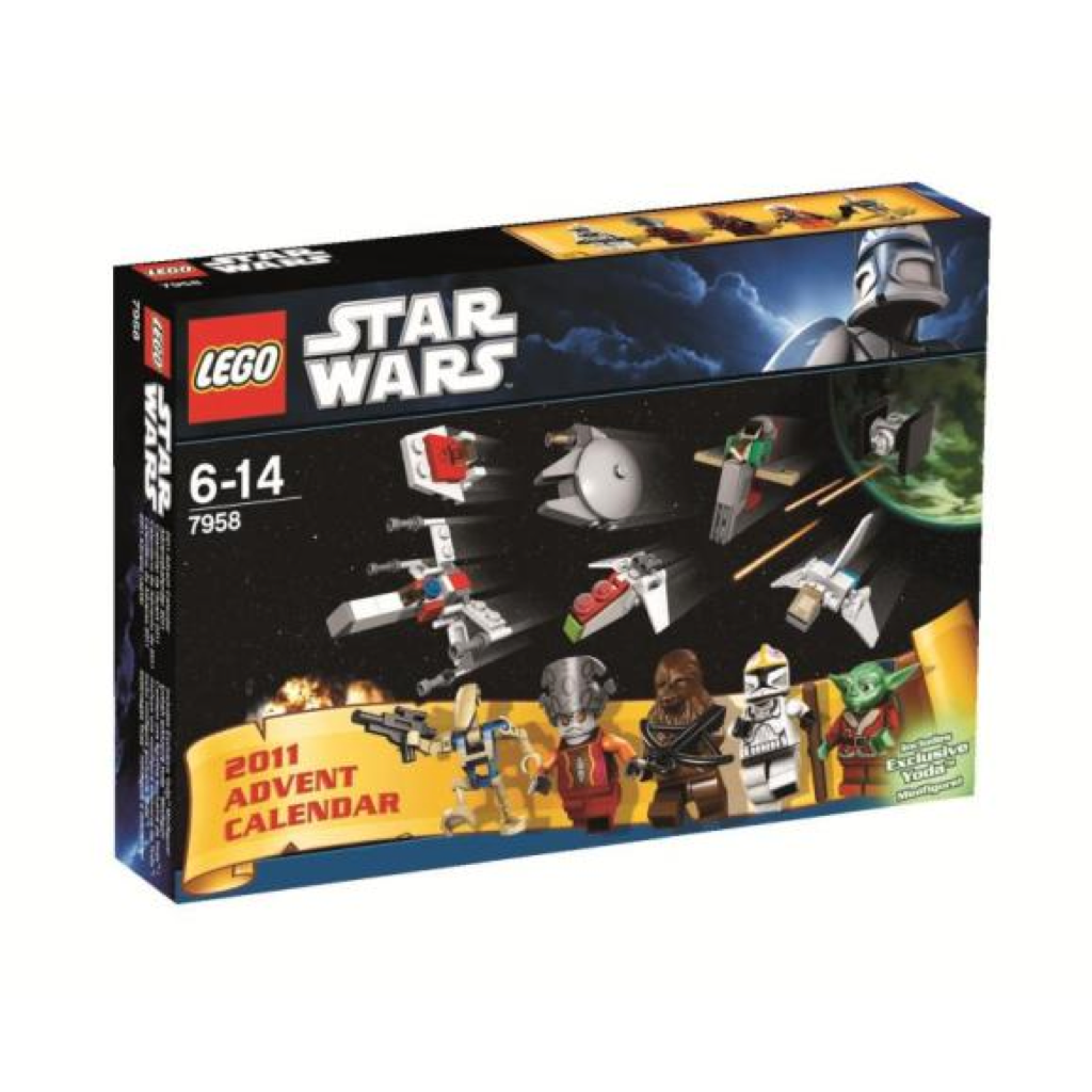 Star Wars Advent Calendar 2011 New Sealed Retired LEGO Set Bricks Minifigs Eugene