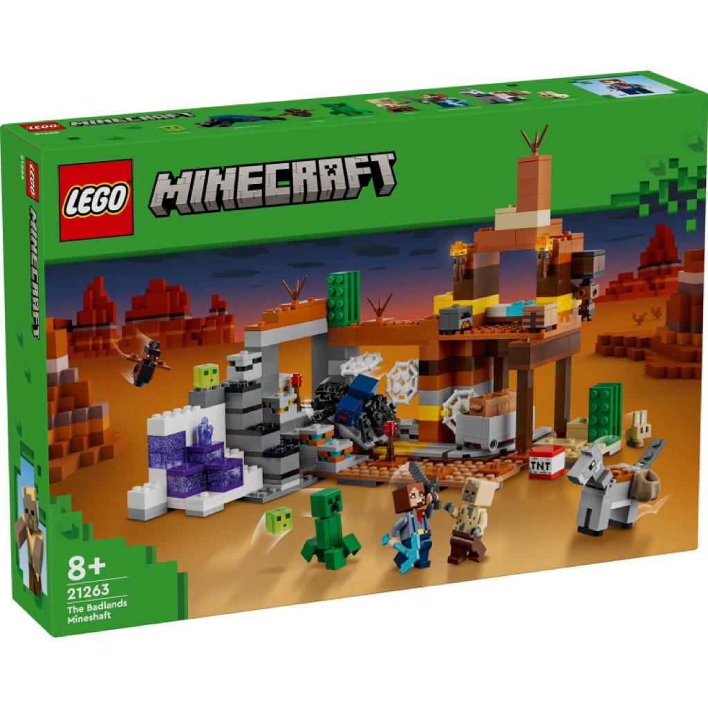 The Badlands Mineshaft 21263 - New LEGO Minecraft Set – Bricks
