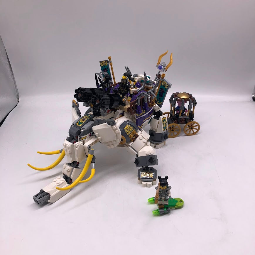 Yellow Tusk Elephant 80043 - Used LEGO Monkie Kid Set – Bricks