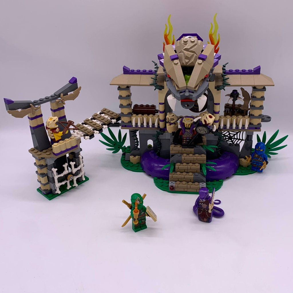 Enter the Serpent 70749 Used LEGO Ninjago Set Bricks Minifigs Eugene