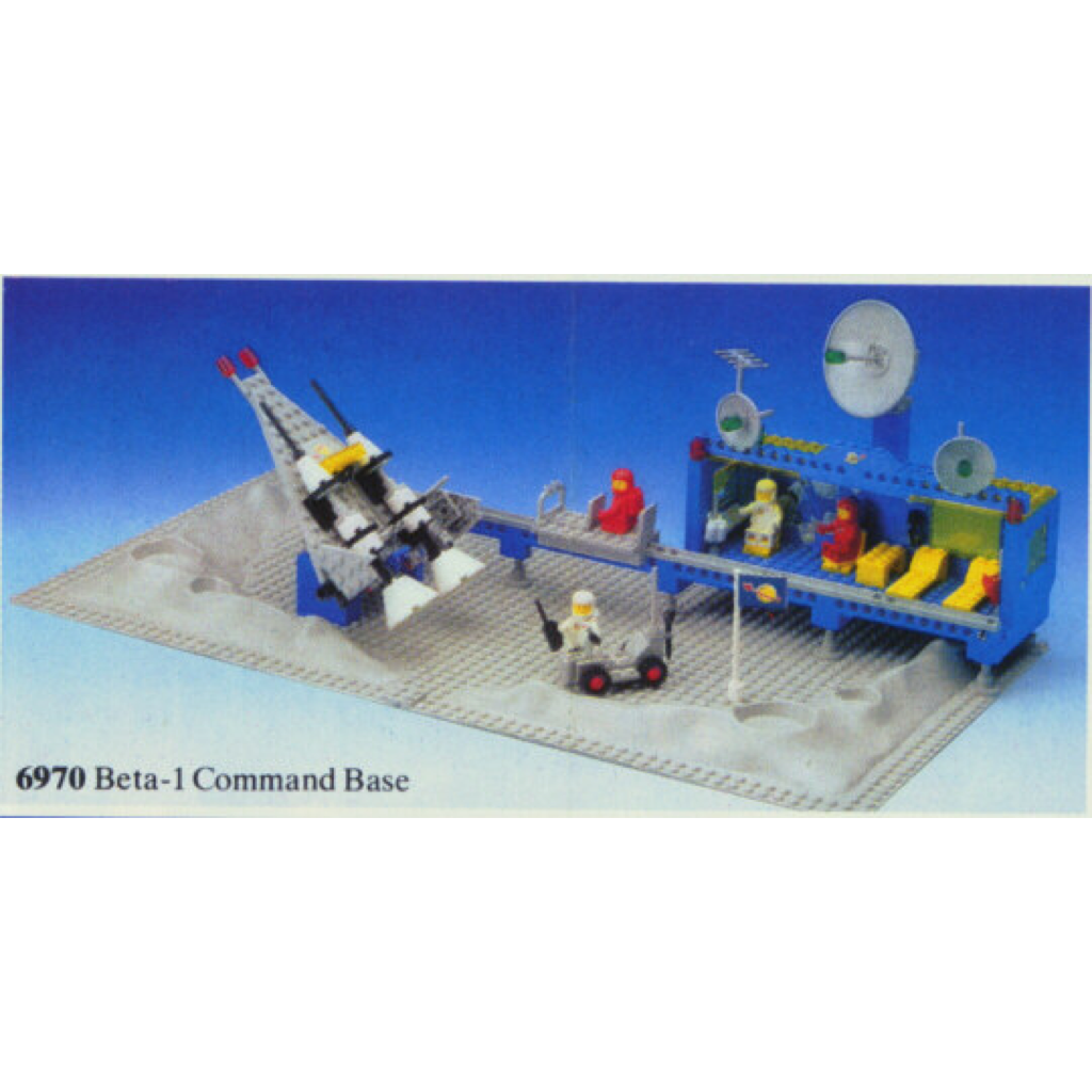 Beta I Command Base 6970 Certified Used 100 Complete LEGO Vintage Bricks Minifigs Eugene