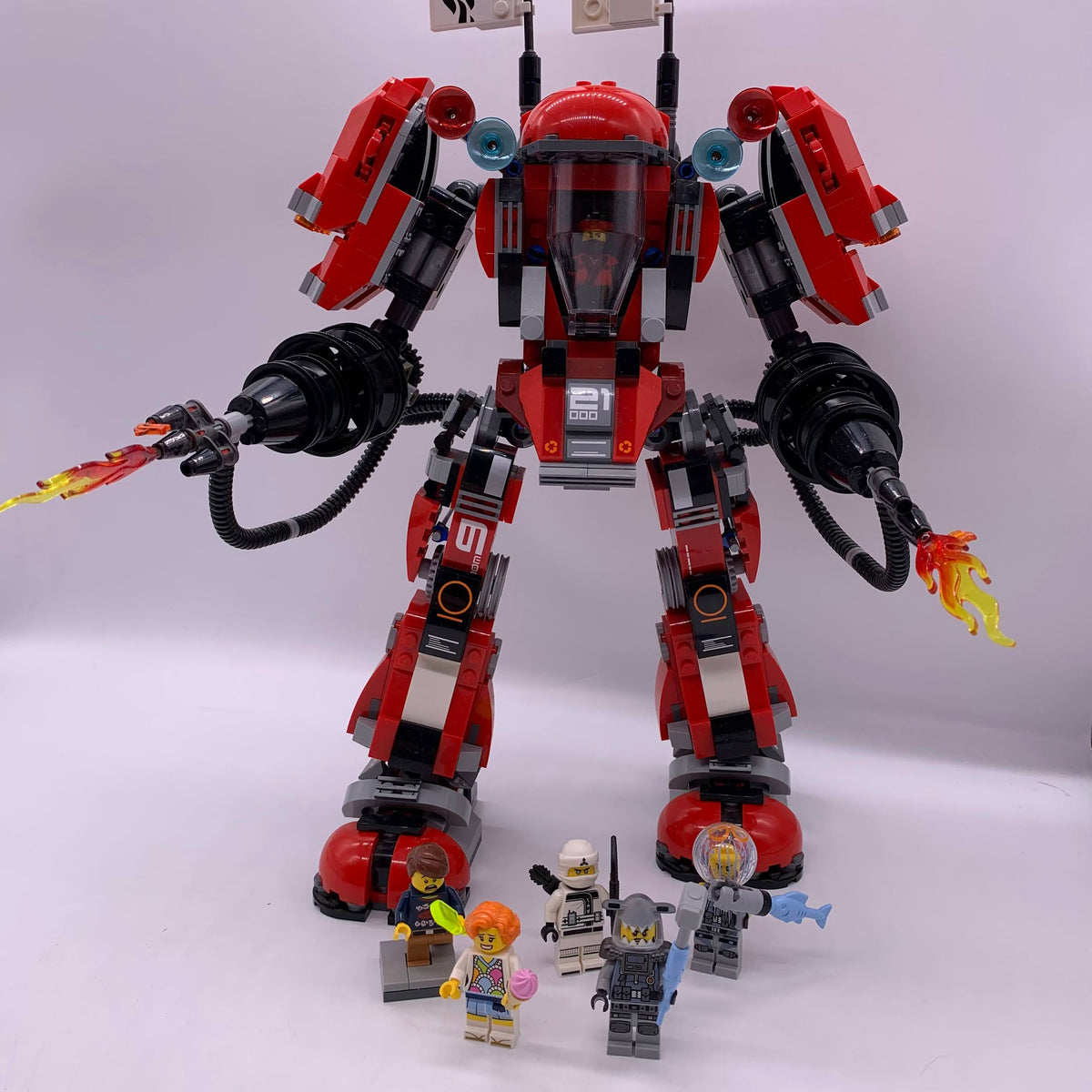 Kai's Fire Lego70615 Fire Mech The Lego Ninjago Movie Kai Bot