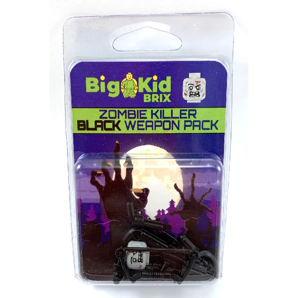 Zombie Killer Weapons Pack - Black - LEGO®-Compatible Accessories