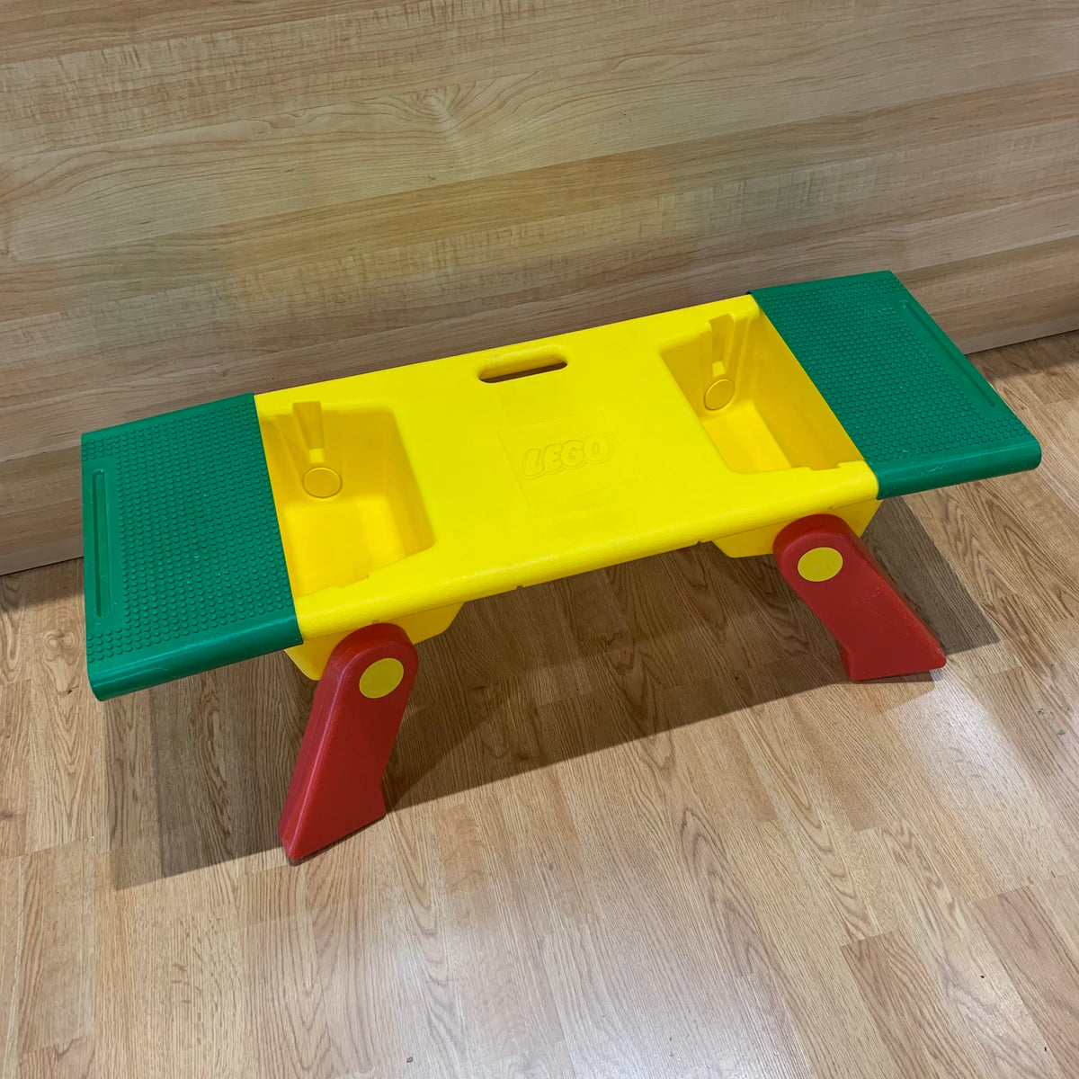 Tyco Duplo Table With Storage Canister outlet Legs Vintage