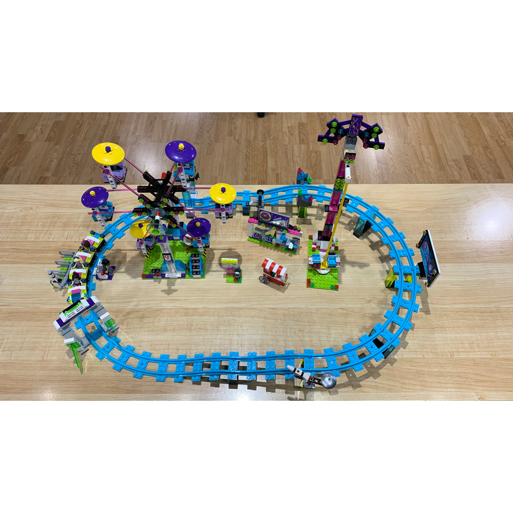 Friends 41130, 41133, 41129, 41128 Amusement outlet Park Roller Coaster LIKE NEW