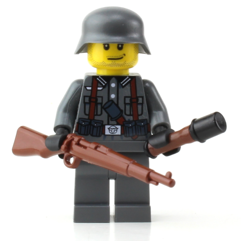seksuel lys s tankevækkende WW2 German Soldier With Kar98 - Custom Military LEGO¨ Minifigure – Bricks &  Minifigs Eugene