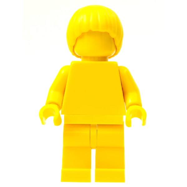 Everyone is Awesome Yellow - Monochrome Minifigure