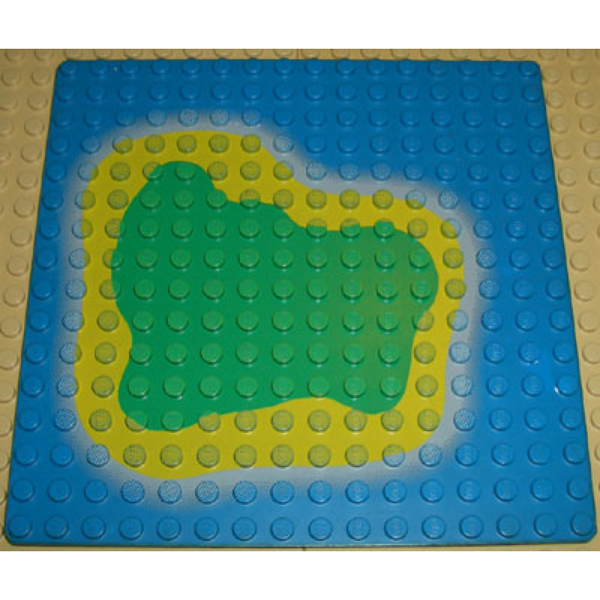 Island Pattern - 5"x5" LEGO® Baseplate