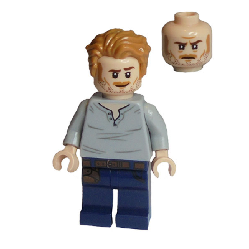 Owen Grady LEGO Jurassic World Minifigure Bricks Minifigs Eugene