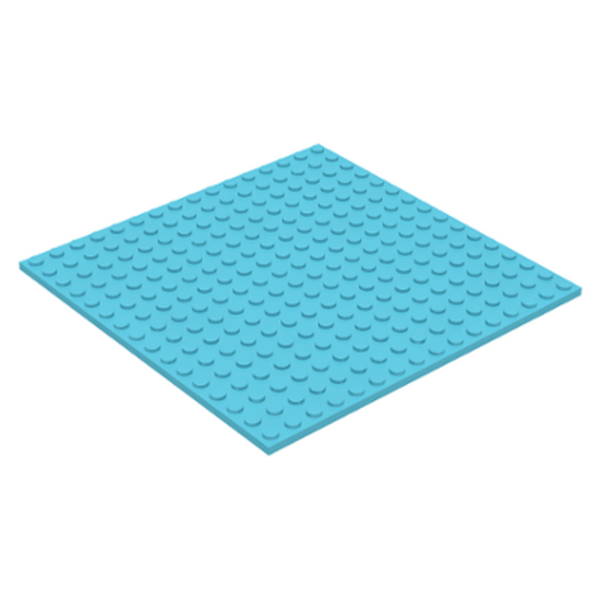 Azure - 5" x 5" LEGO® Plate