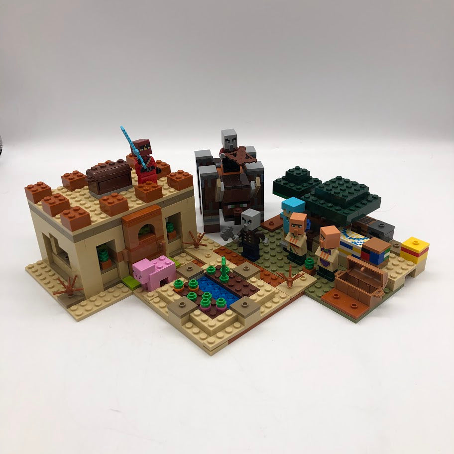 Minecraft pillager raid discount lego