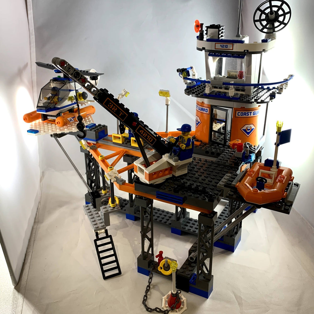 ankomst skipper Fortolke Coast Guard Platform 4210 - Used LEGO® City Set – Bricks & Minifigs Eugene