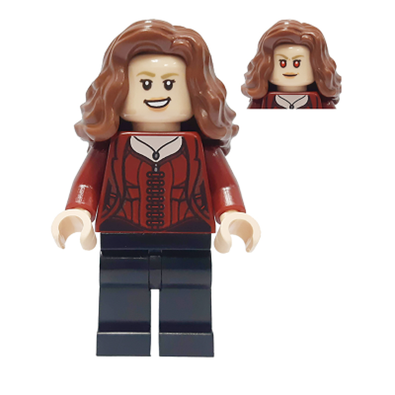 Scarlet Witch LEGO Marvel Comics Minifigure Bricks Minifigs Eugene