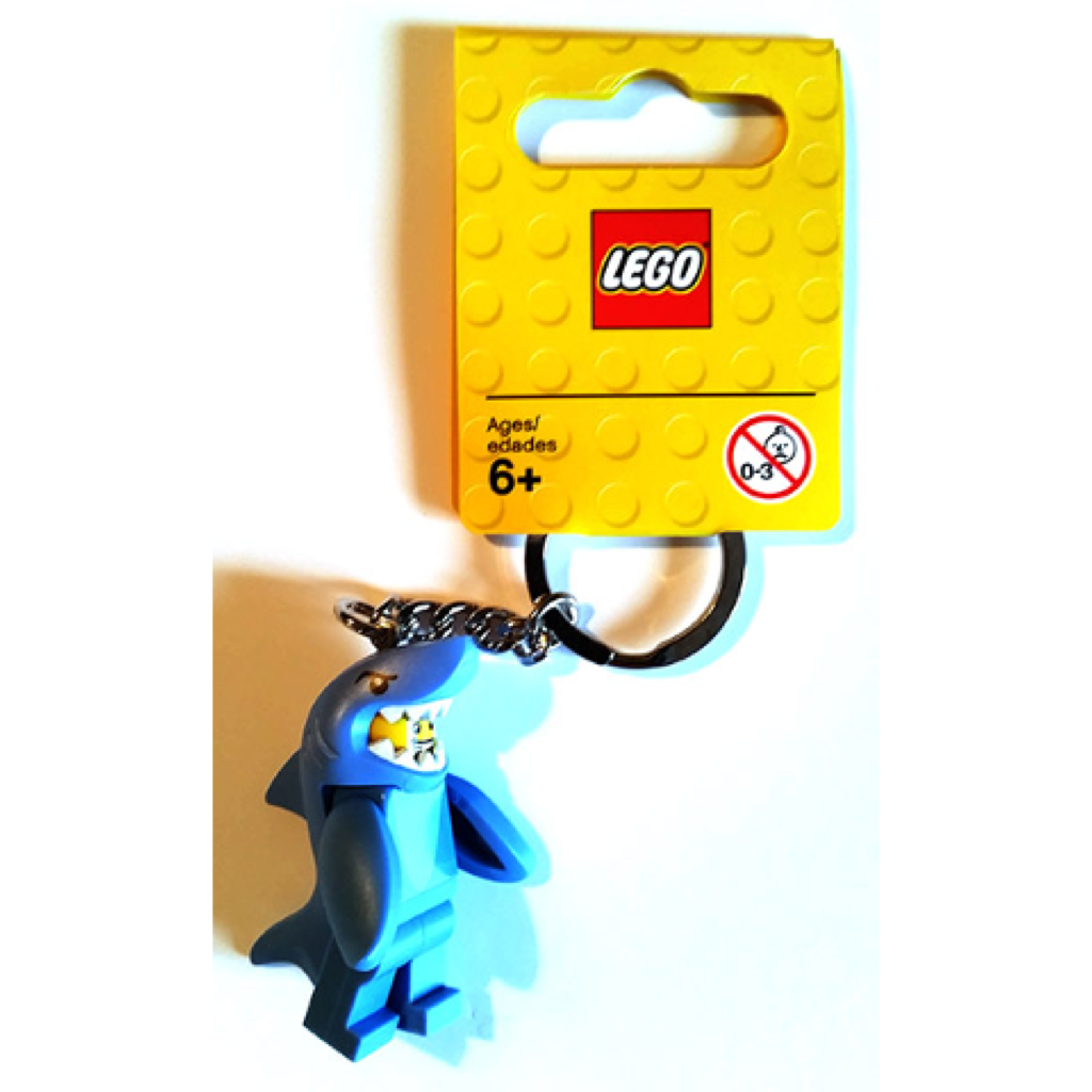 Lego shark keyring shop