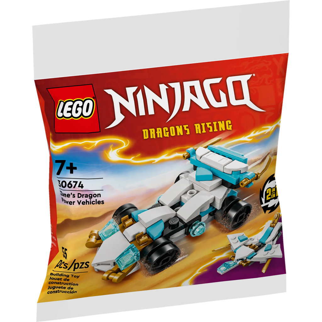 Zane s Dragon Power Vehicles Polybag 30674 New LEGO Ninjago Set Bricks Minifigs Eugene