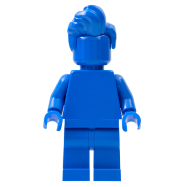 Everyone is Awesome Blue - Monochrome Minifigure