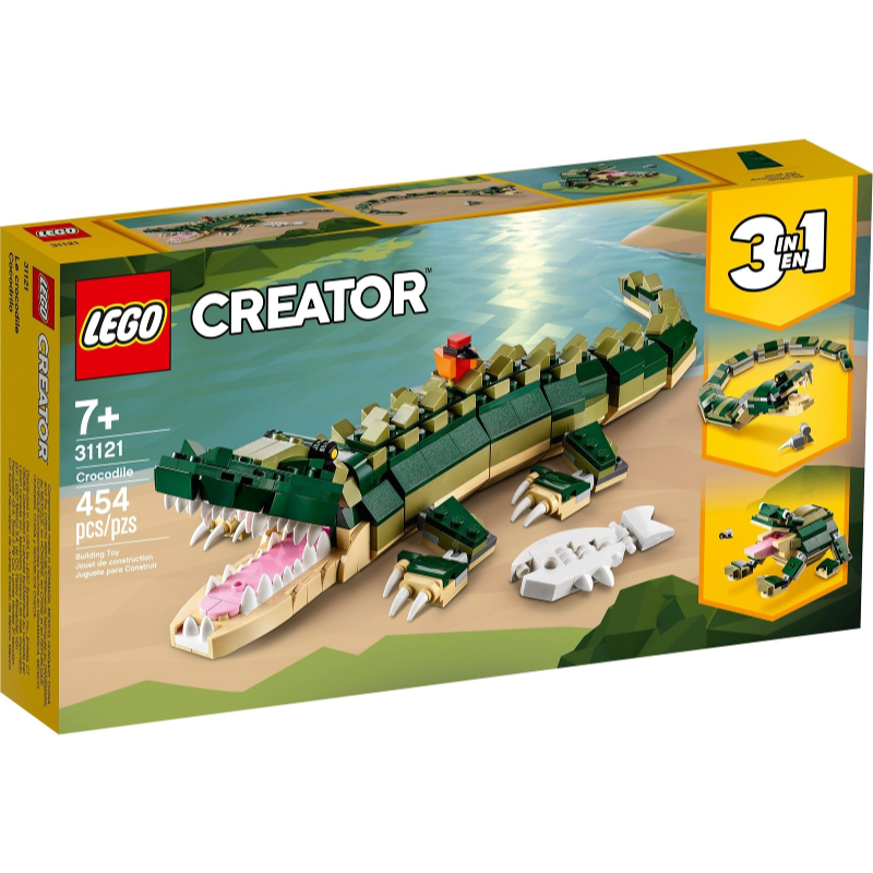 コッシー Crocodile 31121 - New LEGO® Creator™ Set – Bricks & Minifigs