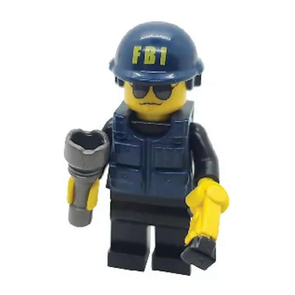 Lego fbi minifigures hotsell