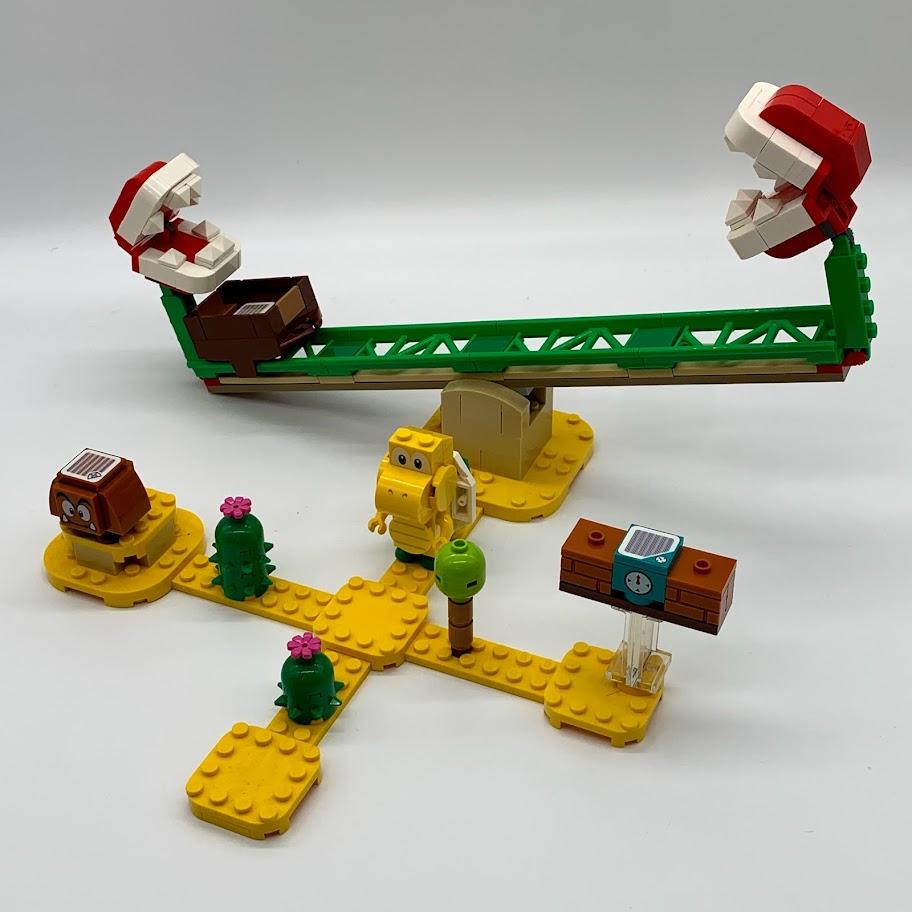 Lego mario piranha online plant slide