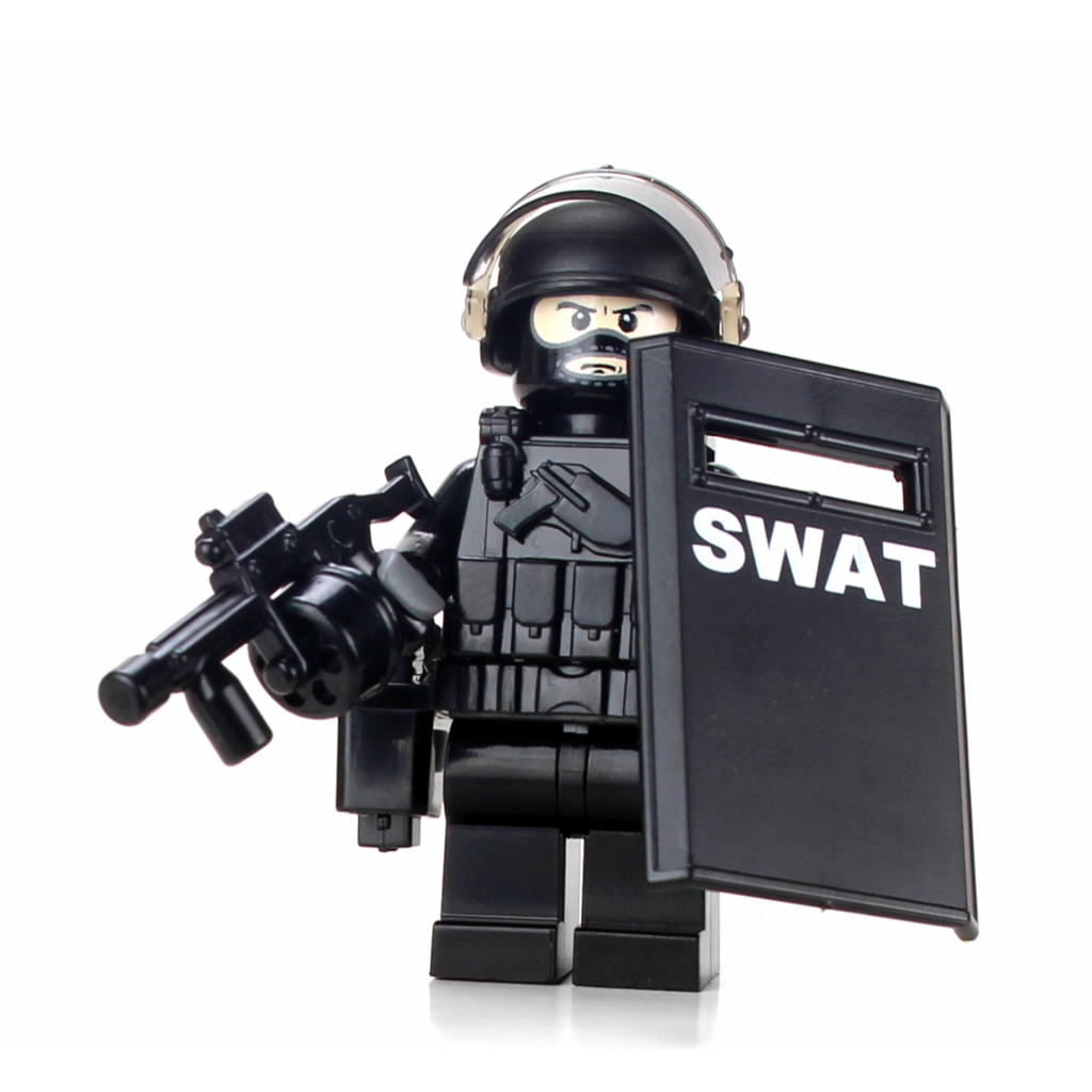 Swat Police Officer Assaulter - Custom Military LEGO¨ Minifigure – Bricks &  Minifigs Eugene
