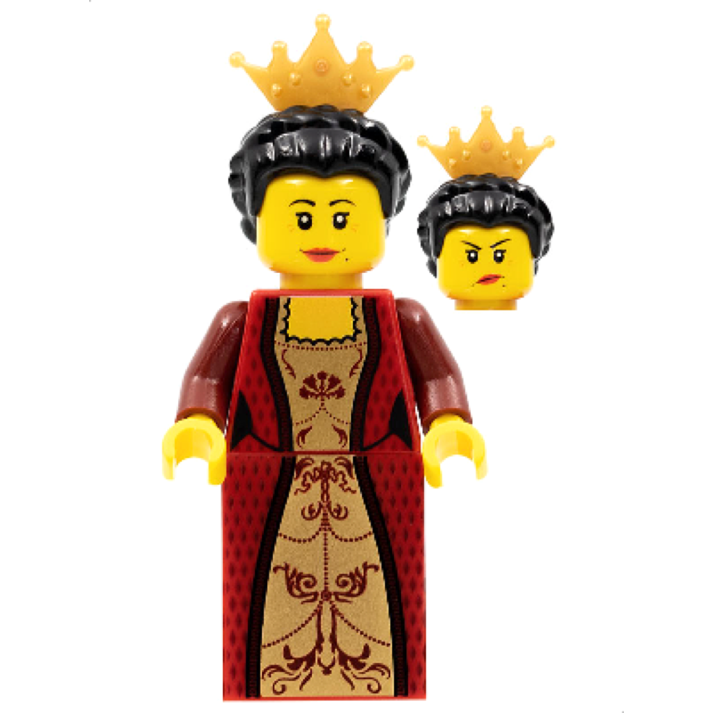 Lego queen online minifigure