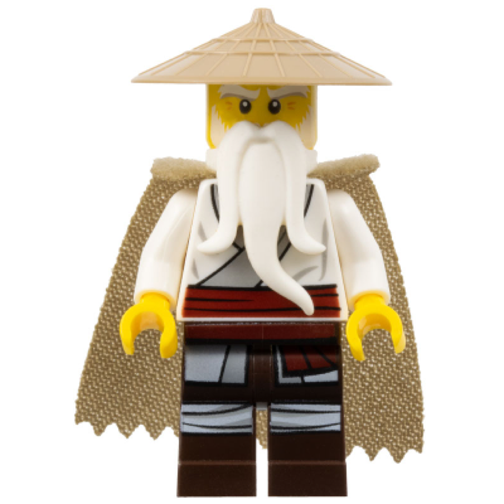 wusagi Wu Master, Fuzzy Cape - LEGO® Ninjago™️ Minifigure – Bricks