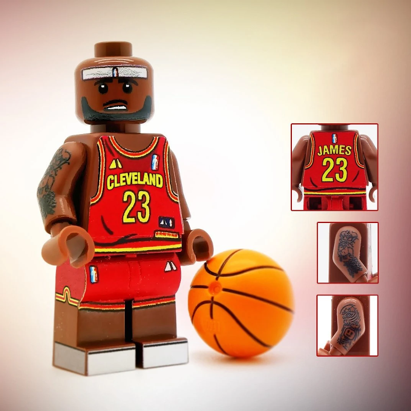 Basketball Legend Custom LEGO® Minifigure – Bricks Minifigs Eugene