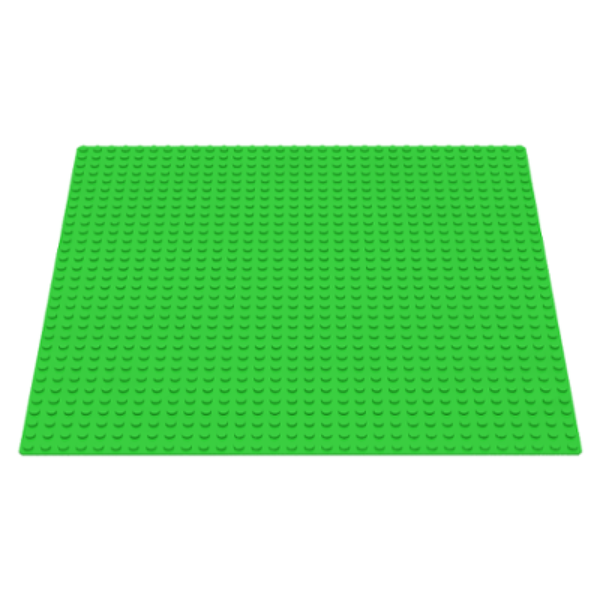 LEGO® Baseplate 10"x10" - Bright Green