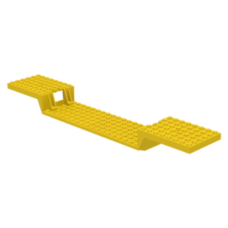 Train Base 6 x 34 Yellow LEGO Bricks Minifigs Eugene