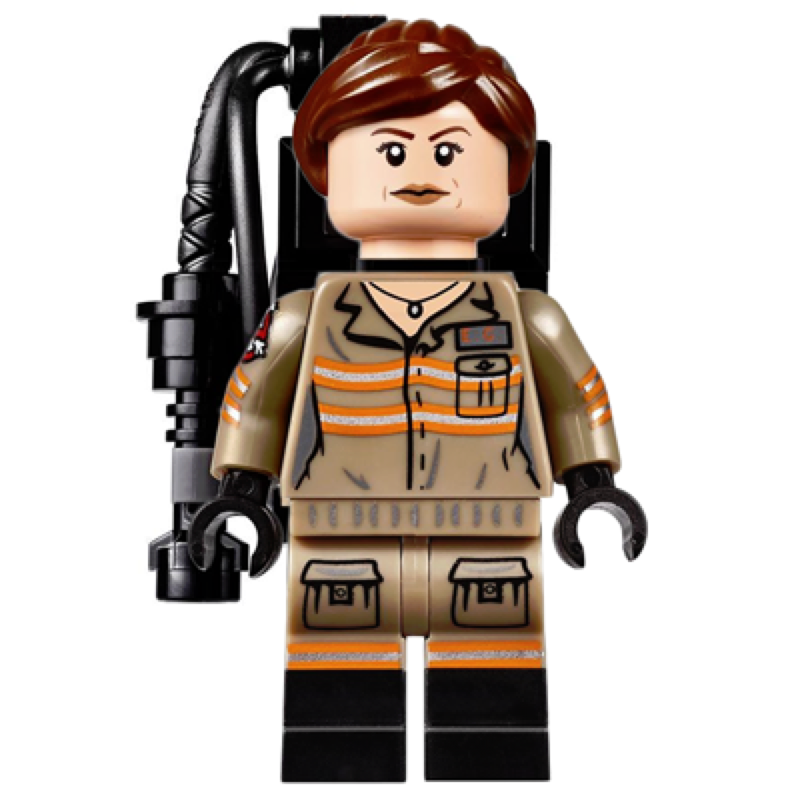 Proton Pack Ghostbusters Lego Characters Erin Gilbert (with Proton