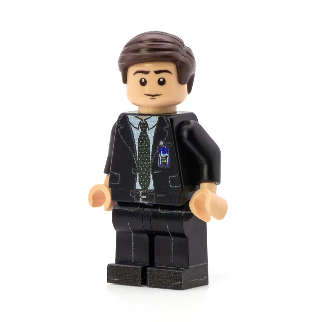 Male FBI Agent Custom LEGO Minifigure Bricks Minifigs Eugene