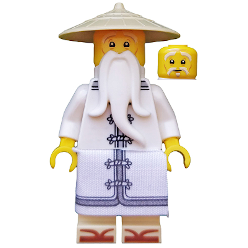 Sensei Wu LEGO Ninjago Minifigure Bricks Minifigs Eugene
