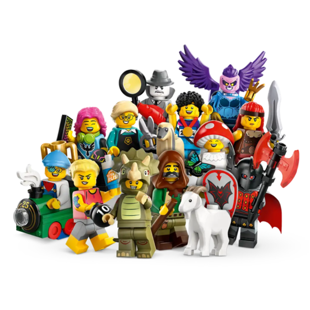 Complete set of 12 LEGO® Series 25 Collectible Minifigures Bricks