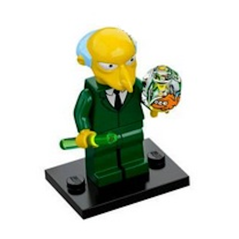 Mr. Burns - The Simpsons Series 1 Collectible Minifigure - LEGO Bricks & Minifigs Eugene