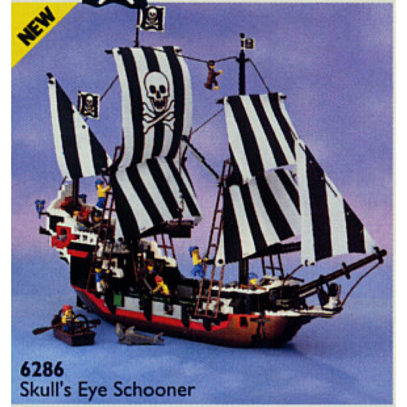 Skull's Eye Schooner 6286 Certified Used LEGO® Pirates™️ Set