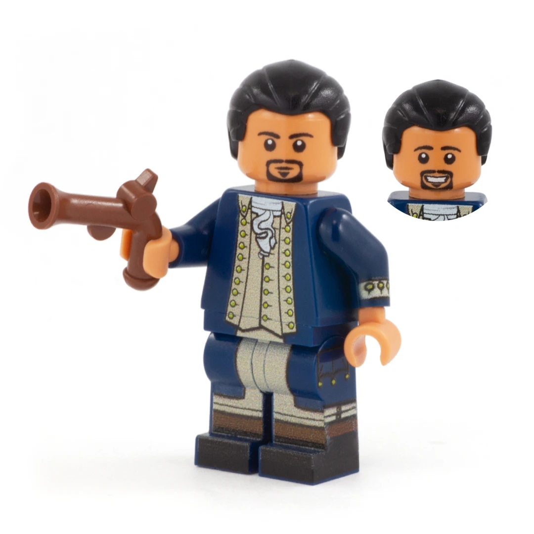 Alexander Hamilton Custom LEGO Minifigure Bricks Minifigs Eugene