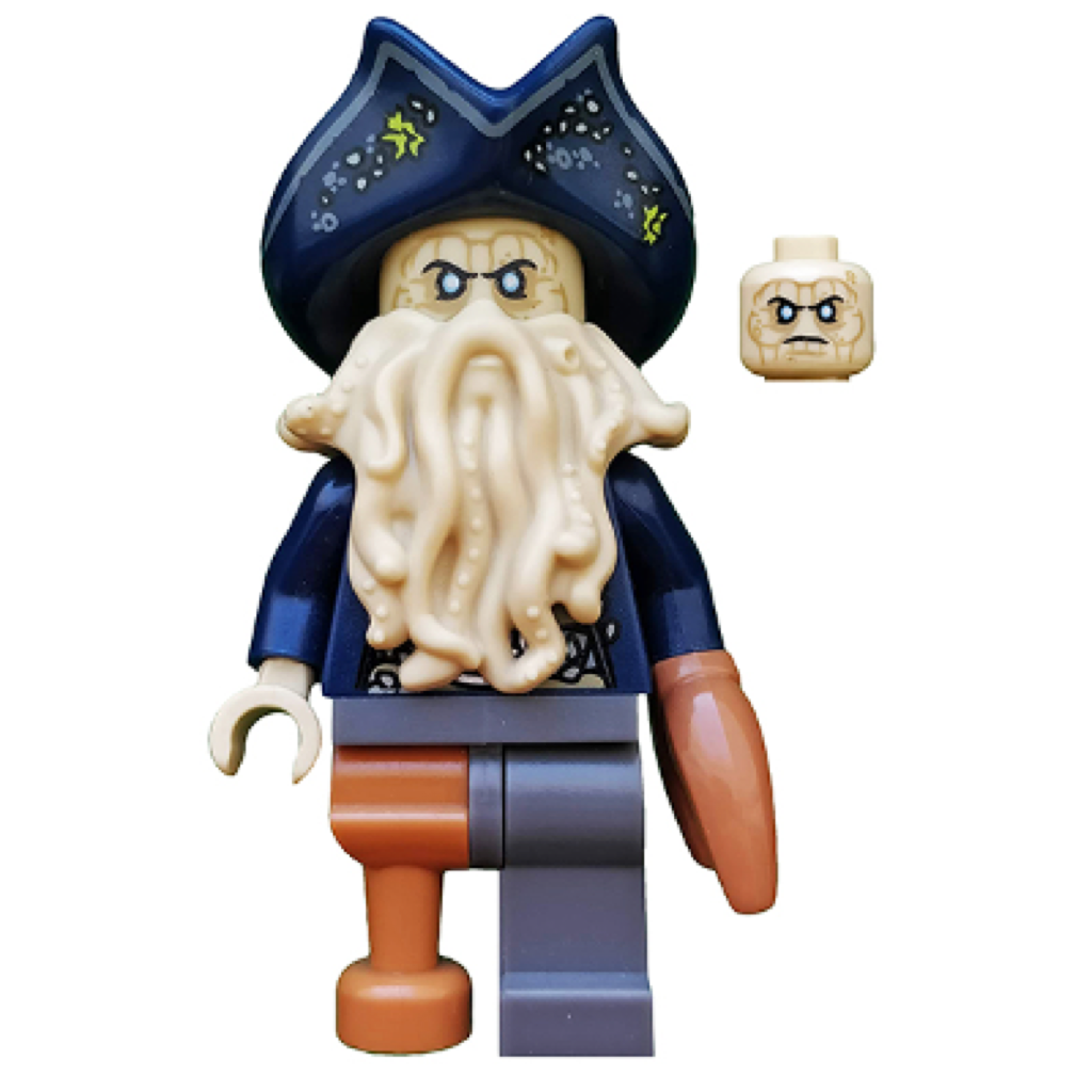 Davy Jones LEGO Pirates of the Caribbean Minifigure Bricks