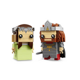 Aragorn™ & Arwen™ 40632 - Certified Used, 100% Complete LEGO BrickHeadz Set