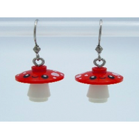 Mushroom Earrings - Custom LEGO Jewelry