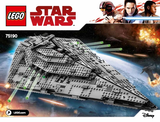 75190 First Order Star Destroyer - Certified Used, 100% Complete LEGO Star Wars Set [Partially Sealed]