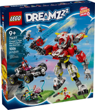 71497 Cooper's Tiger Mech & Zero's Hot Rod Car - New LEGO DREAMZzz Set