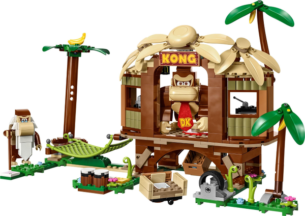 71424 Donkey Kong's Tree House - Certified Used, 100% Complete LEGO Super Mario Set