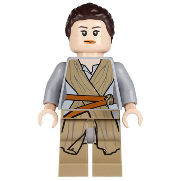 Rey LEGO Star Wars Minifigure Bricks Minifigs Eugene