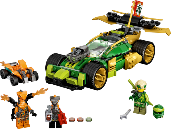 71763 Lloyd's Race Car EVO - Certified Used, 100% Complete LEGO Ninjago Set