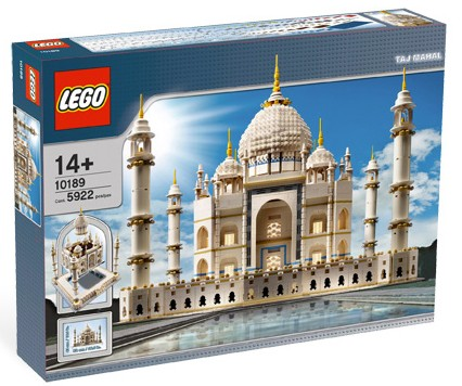 10189 Taj Mahal - New, Retired LEGO Sculptures Set [Seals Broken, Bags Sealed]