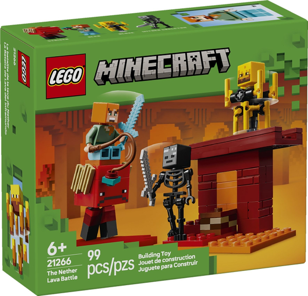 21266 The Nether Lava Battle - New LEGO Minecraft Set
